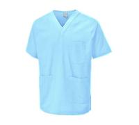 Uneek Clothing Scrub Tunic - Sky Blue - Medium