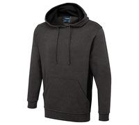 Uneek UC517 Two Tone Hooded Sweatshirt Charcoal/Black 4XL Colour: Char 4XL