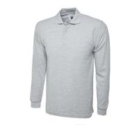 Uneek Clothing UC113 Men Long Sleeve Taped Neck Polo Shirt