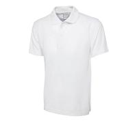 Uneek clothing UC114 - White - S - 180GSM Men's Polo Shirt