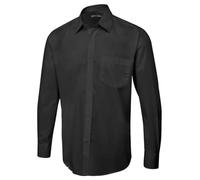 Un lothing UC713 - Men's Tailored Fit Long Sleeve Poplin Shirt