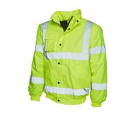 Un lothing Unisex Adults Hi Vis Bomber Jacket UC804