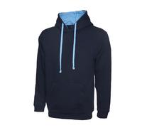 Un lothing UC507 Contrast Hooded Sweatshirt