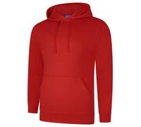 Uneek Deluxe Hooded Sweatshirt Unisex Hoodie Hoody Jumper Pullover Casual Top