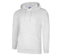 Uneek UC509 Deluxe Hooded Sweatshirt Ash XS Colour: Ash, Size: XS XS