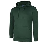 Uneek UC509 Deluxe Hooded Sweatshirt Bottle Green 5XL Colour: Green, S 5XL
