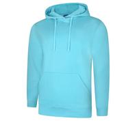 Uneek Deluxe Hooded Sweatshirt Unisex Hoodie Hoody Jumper Pullover Casual Top