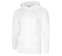 Uneek Deluxe Hooded Sweatshirt Unisex Hoodie Hoody Jumper Pullover Casual Top