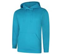 Uneek Deluxe Hooded Sweatshirt Unisex Hoodie Hoody Jumper Pullover Casual Top