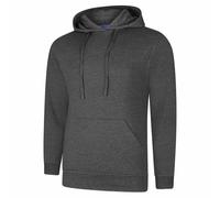 Uneek Deluxe Hooded Top Sweatshirt Hoodie Hoody Quality Work Wear Plain Club Gym
