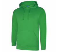 Uneek Deluxe Hooded Top Sweatshirt Hoodie Hoody Quality Work Wear Plain Club Gym