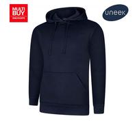 Uneek Deluxe Hoodie Unisex XS-5XL Soft Fit 60/40 Cotton Poly 11 Colours Availabl