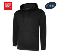 Uneek Deluxe Hoodie Unisex XS-5XL Soft Fit 60/40 Cotton Poly 11 Colours Availabl
