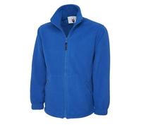 Uneek Fleece Jacket Coat Top Anti Pill Zip Soft Feel Pockets Warm Long Sleeve