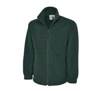 Uneek Fleece Jacket Coat Top Anti Pill Zip Soft Feel Pockets Warm Long Sleeve