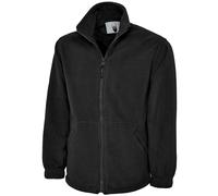 Uneek Fleece Jacket Coat Top Anti Pill Zip Soft Feel Pockets Warm Long Sleeve