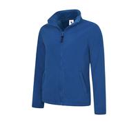 Uneek Fleece Jacket Zip Ladies Microfleece Coat Zipped Pockets Warm Classic Fit