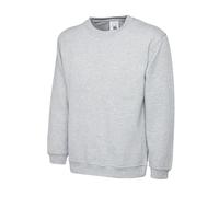 UNEEK Heavyweight Sweatshirt Premium 350GSM Unisex Plain Crew Sweater Jumper Top
