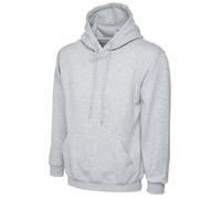 Uneek UC502 Classic Hoodie 300GSM Heather Grey 3XL Colour: Heather Gre 3XL