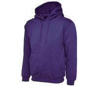 Uneek UC502 Classic Hoodie 300GSM Purple XS Colour: Purple, Size: XS XS