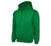 Uneek UC502 Classic Hoodie 300GSM Kelly Green 4XL Colour: Kelly Green, 4XL