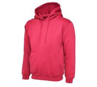 Uneek UC502 Classic Hoodie 300GSM Hot Pink S Colour: Hot Pink, Size: S S
