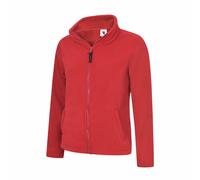 Uneek UC608 Ladies Classic Full Zip Fleece Jacket Red S Colour: Red, S S