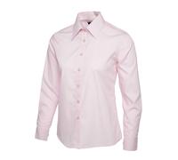 Uneek LADIES POPLIN FULL SLEEVE SHIRT Women's Formal Dress Office Work Wear TOP