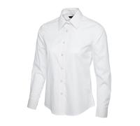 Uneek Ladies Shirt Poplin Full Sleeve Work Wear Office Staff Formal Dress UC711