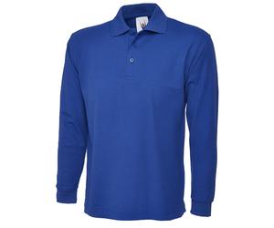 Uneek Longsleeve Poloshirt Breathable Comfortable Collared Polo Work Casual Top