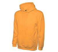 Uneek UC509 Deluxe Hooded Sweatshirt Steel Grey XL Colour: Steel Grey, XL