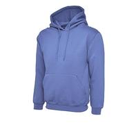 Uneek UC509 Deluxe Hooded Sweatshirt Tropical Blue 2XL Colour: Tropica 2XL