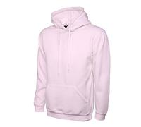 Uneek UC509 Deluxe Hooded Sweatshirt Pink XS Colour: Pink, Size: XS XS