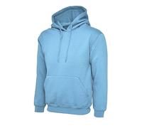 Uneek UC509 Deluxe Hooded Sweatshirt Sky 3XL Colour: Sky, Size: 3XL 3XL