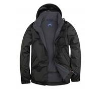 Uneek Mens Premium Outdoor Waterproof Windproof Coat Fleece Lined Jacket Hood