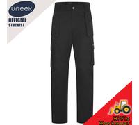 Uneek Mens Super Pro Cargo Trouser Work Pants Triple Stitched Knee Pad Pockets