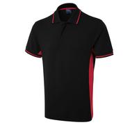 UNEEK Mens Two Tone Polo Shirt Unisex Workwear Contrast 2 Tone Uniform UC117
