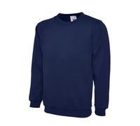 Uneek Men's Work Premium Sweatshirt Half Moon at Back Neck Size XS to 4XL