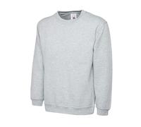 Uneek Men's Work Premium Sweatshirt Half Moon at Back Neck Size XS to 4XL
