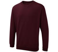 Uneek Plain Adult Sweatshirt Men Women Sweater Casual Jumper Workwear Unisex lot