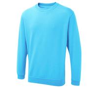 Uneek Plain Adult Sweatshirt Men Women Sweater Casual Jumper Workwear Unisex lot