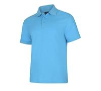 Uneek Polo Shirt Casual Smart Top Work Button Up Twin Stitch Soft Polycotton