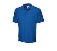 Uneek Polo Shirt Cotton Ring Spun Soft Top Unisex Side Vents Knitted Cool Feel
