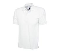 Uneek Polo Shirt Cotton Ring Spun Soft Top Unisex Side Vents Knitted Cool Feel
