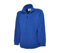 Uneek UC602 Premium 1/4 Zip Micro Fleece Jacket 380GSM Royal M Colour: M
