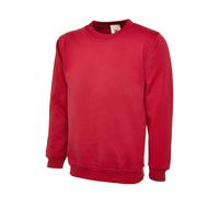 Uneek UC201 Premium Sweatshirt 350GSM Red S Colour: Red, Size: S S