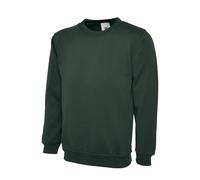Uneek UC201 Premium Sweatshirt 350GSM Bottle Green XS Colour: Green, S XS