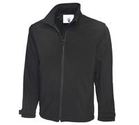 Uneek Soft Shell Jacket Waterproof Windproof Fleece XS-4XL Black Navy Grey UC611