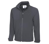 Uneek Soft Shell Jacket Waterproof Windproof Fleece XS-4XL Black Navy Grey UC611