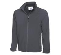 Uneek Soft Shell Jacket Waterproof Windproof Fleece XS-4XL Black Navy Grey UC611